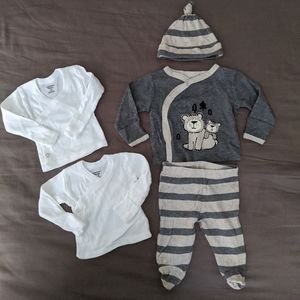 Gerber newborn set - 5 piece bundle